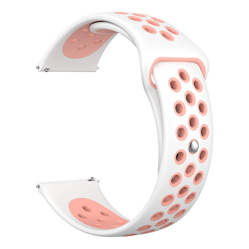 Силиконовый ремешок для наручных часов Amazfit Bip 22 мм 20 Galaxy Watch 46 Samsung Gear Sport S2 s3 Frontier