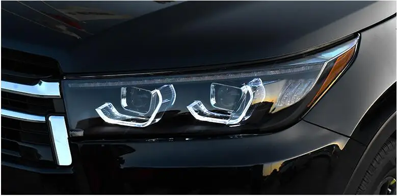Автомобиль Стайлинг для 2018 2019 фары дальнего света Toyota светодиодный DRL - Фото №1