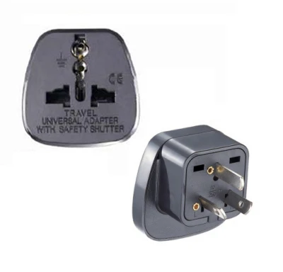 White/Black 3pin AU Australia New Zealand Power Converter Electric Plug power Socket Adapter US/UK/EU to NZ Travel | Электроника