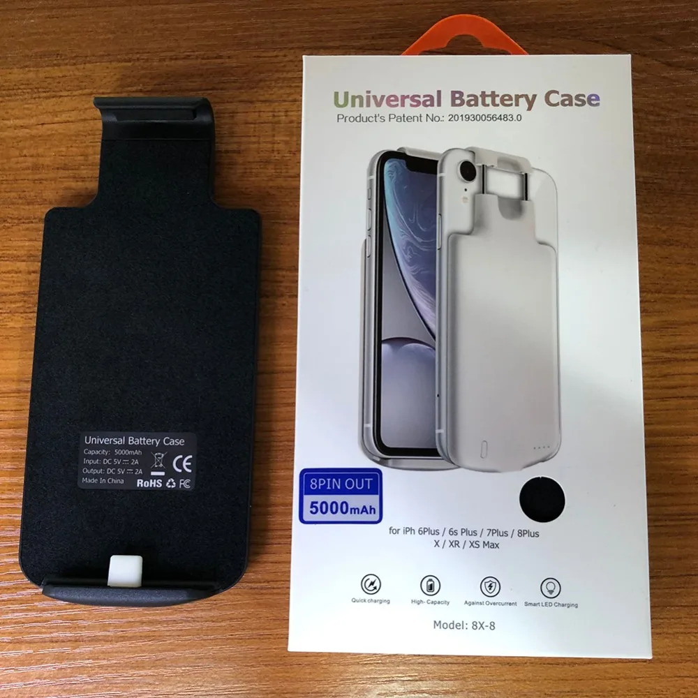 5000 мАч Регулируемый Тип C для huawei Oppo samsung Vivo Oneplus Nokia Google для Xiaomi чехол с аккумулятором Smart Cover power Bank