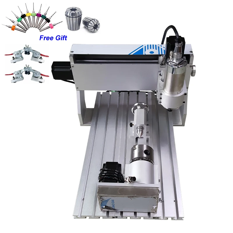 

800W 4 Axis CNC Router Cutter 3020 Ball Screw Wood Carving Machine