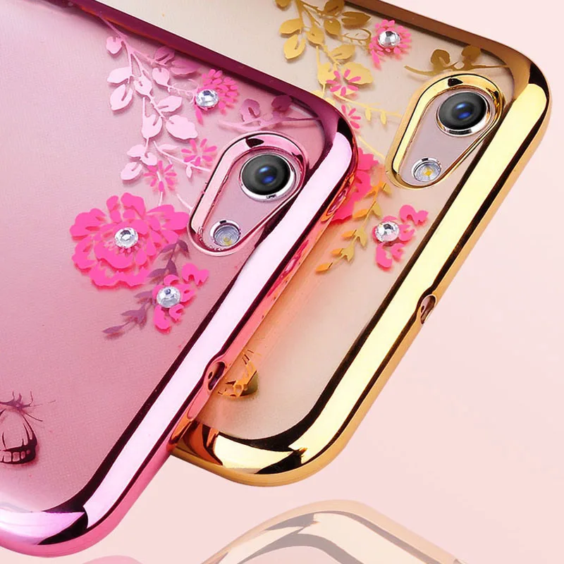 Чехол для OPPO F9 F7 F5 Youth Блестящий Цветок силиконовый Алмазный бампер чехол A59 A5 A3S R15