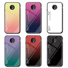 Чехол для Moto G6 Plus, Moto G5s Plus, Модный чехол из закаленного стекла с градиентом для Motorola Moto G5S, G6