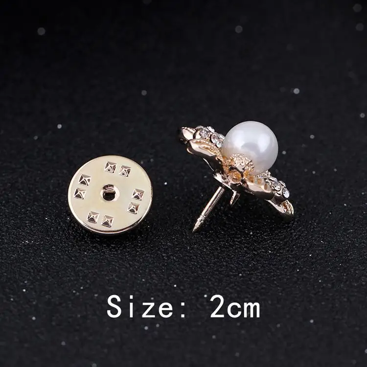 New Style Bijouterie Rhinestones Inlaid Flower Shaped Brooch Collar Pin For Dress Decoration | Украшения и аксессуары