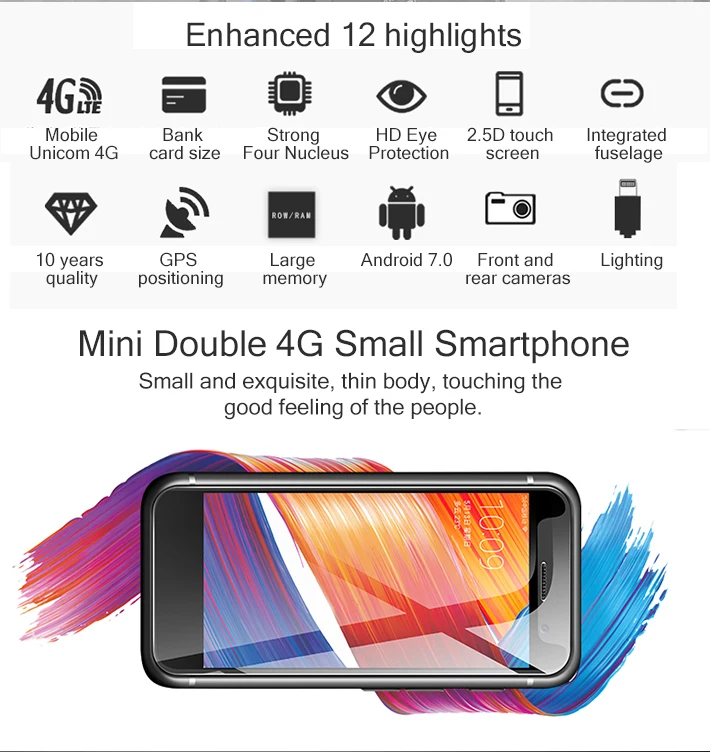 S9 улучшенная версия ультра тонкий мини студенческий смартфон play store android 7,0 MTK6737 четырехъядерный смартфон