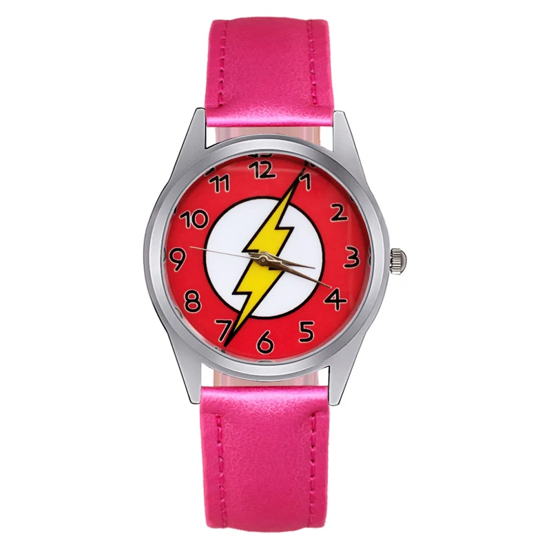 Детские часы в стиле мультфильма молния для женщин студентов девочек мальчиков