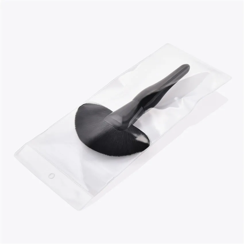 SAIANTTH Single black large fan pregnant belly makeup brushes goat hair pincel maquiagem high quality pinceaux maquillage beauty | Красота и