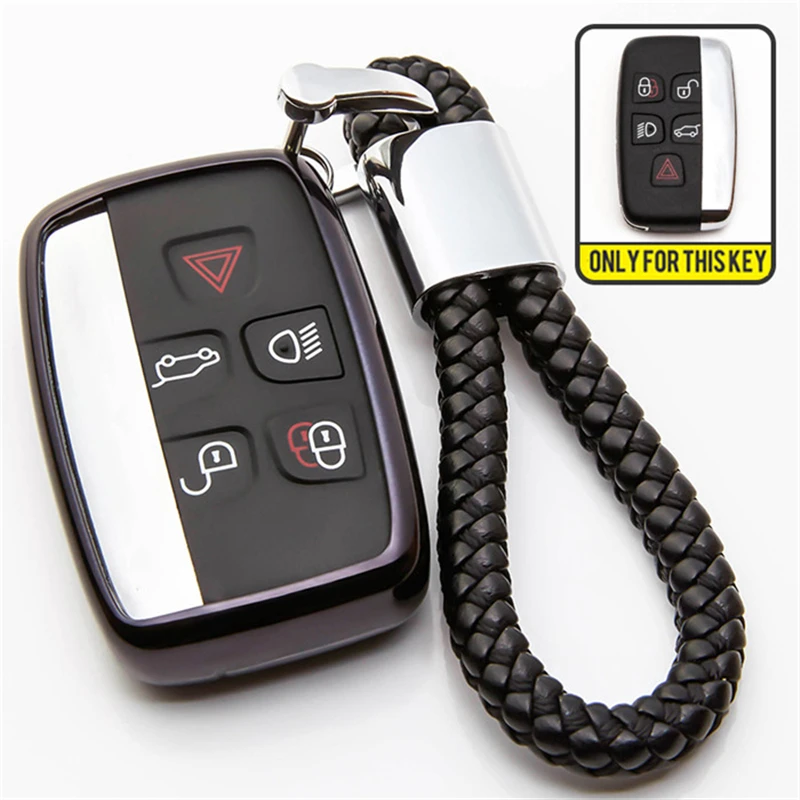 ТПУ чехол для автомобильного ключа LAND ROVER LR4 Range Rover Sprot Evoque Discovery 3 4 Freelander 5