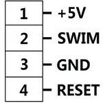 STM8-QFP44 # Programming Adapter IC Test Socket for STM8 QFP44 LQFP44 Package 0.8mm Pitch with SWIM Port | Компьютеры и офис