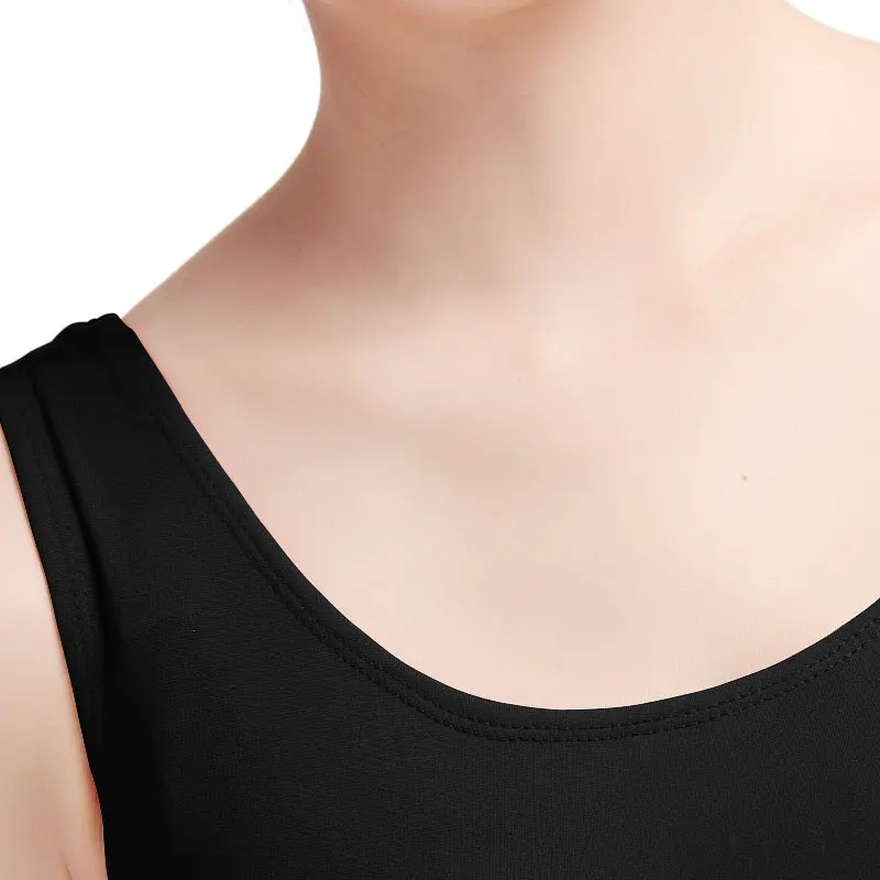 Женский комбинезон без рукавов Ensnovo короткий из нейлона и спандекса танцевальное