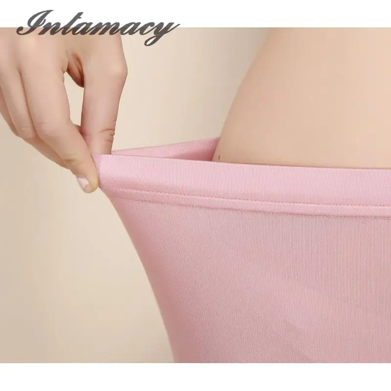 Комплект нижнего белья из 100% шелка для женщин трикотажная футболка с длинным