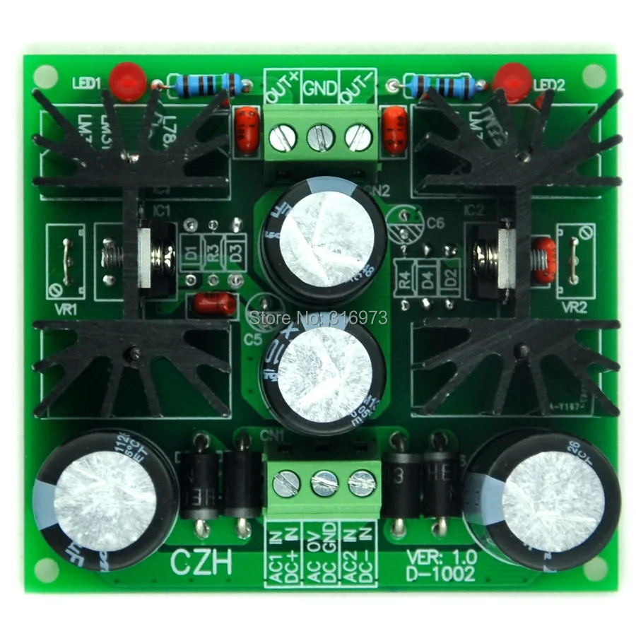 Плата модуля регулятора напряжения постоянного тока +/ 24 В высокое качество.|board