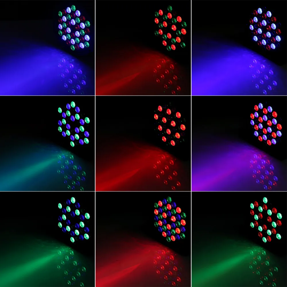 72 Вт 36LED пульт дистанционного управления RGB сценический свет DJ Вечеринка Диско