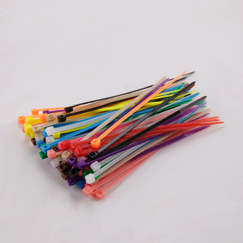100 шт./лот 3*100 цветная кабельная стяжка нейлоновые кабельные стяжки всех видов