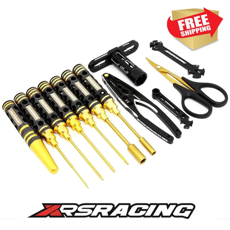 RC модель игрушки инструменты XRSRACING 1/10 автомобиль черный Золотой Классический
