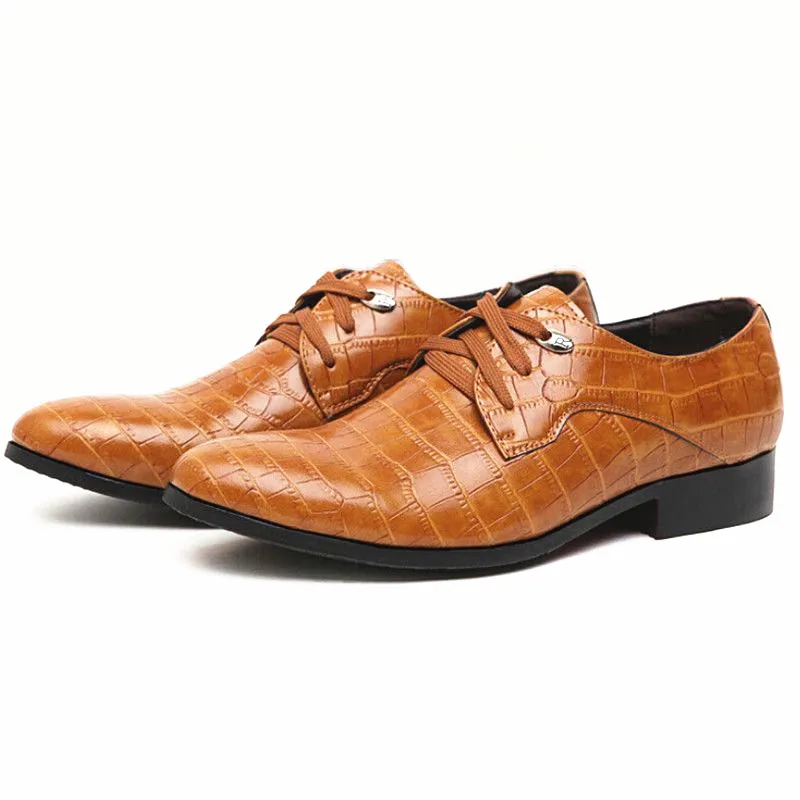 Мужские туфли из крокодиловой кожи на шнуровке|shoes fashion men|shoes menshoes men business |