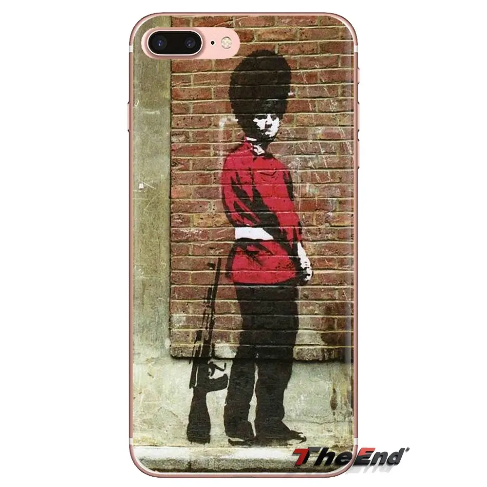 Street Art Banksy Graffiti Painting TPU Skin Cover For LG G3 G4 Mini G5 G6 G7 Q6 Q7 Q8 Q9 V10 V20 V30 X Power 2 3 K10 K4 K8 2017 |
