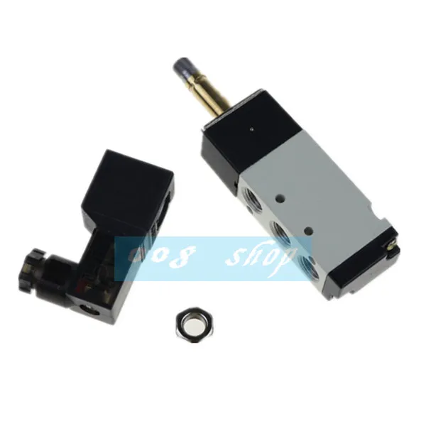 4V110-06 5 способ 2 Позиции 1/" Пневматический электромагнитный клапан DC 24V DC 12V AC 110V AC220V