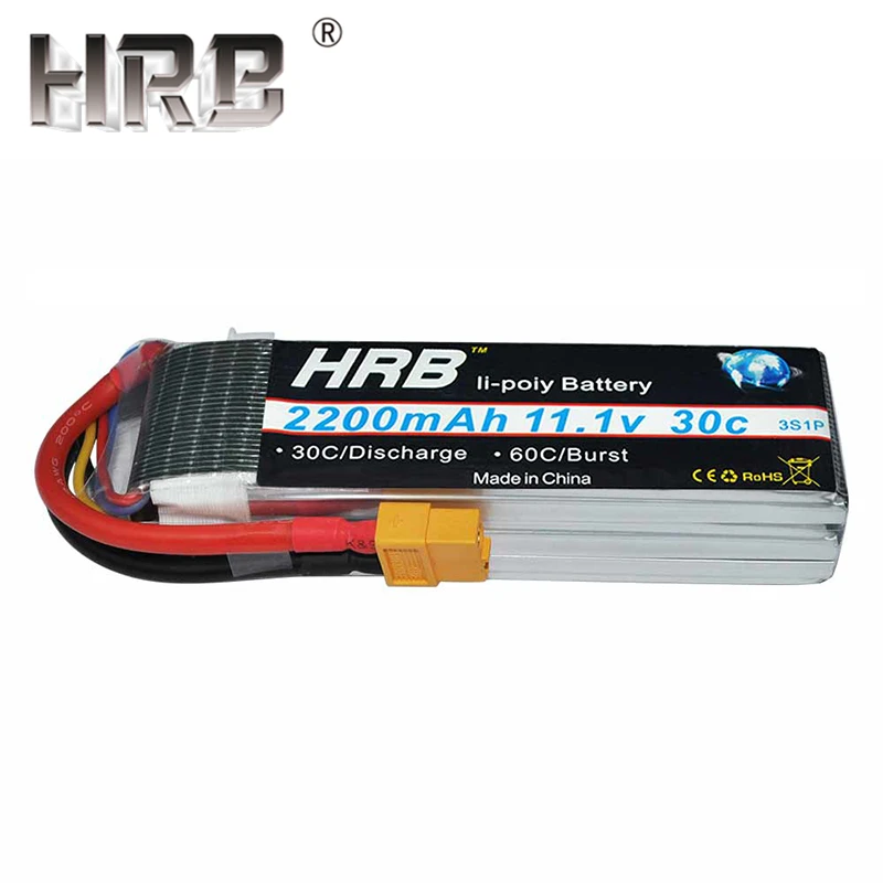 HRB 2200mAh 2S 7,4 V Lipo батарея T Deans 30C 3S 11,1 V 14,8 V 18,5 V 22,2 V XT60 3,7 V 4S 5S 6S для радиоуправляемых автомобилей bayangtoys x21