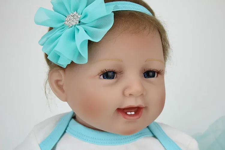 2017 22 дюймов npk Reborn Игрушечные лошадки Реалистичная кукла Lifelike Силиконовые
