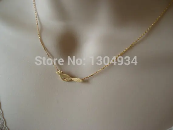 Jisensp женское колье из лисы модное ожерелье с милыми животными для бега