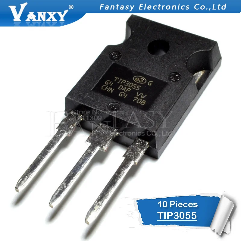 10 шт. TIP3055 TO247 TO 3P 247|shipping free| |