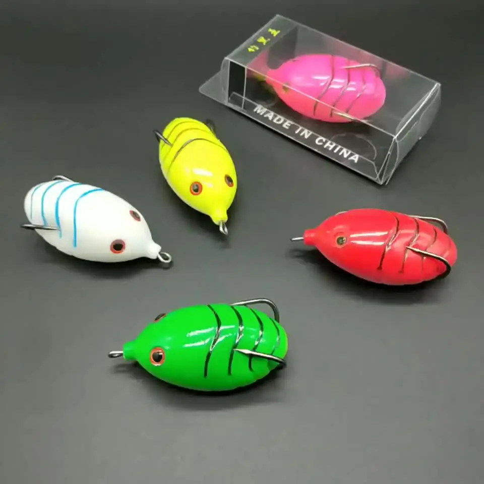 5 см 12g лягушка приманки рыболовные искусственные Topwater блесны Воблеры снасти Pesca