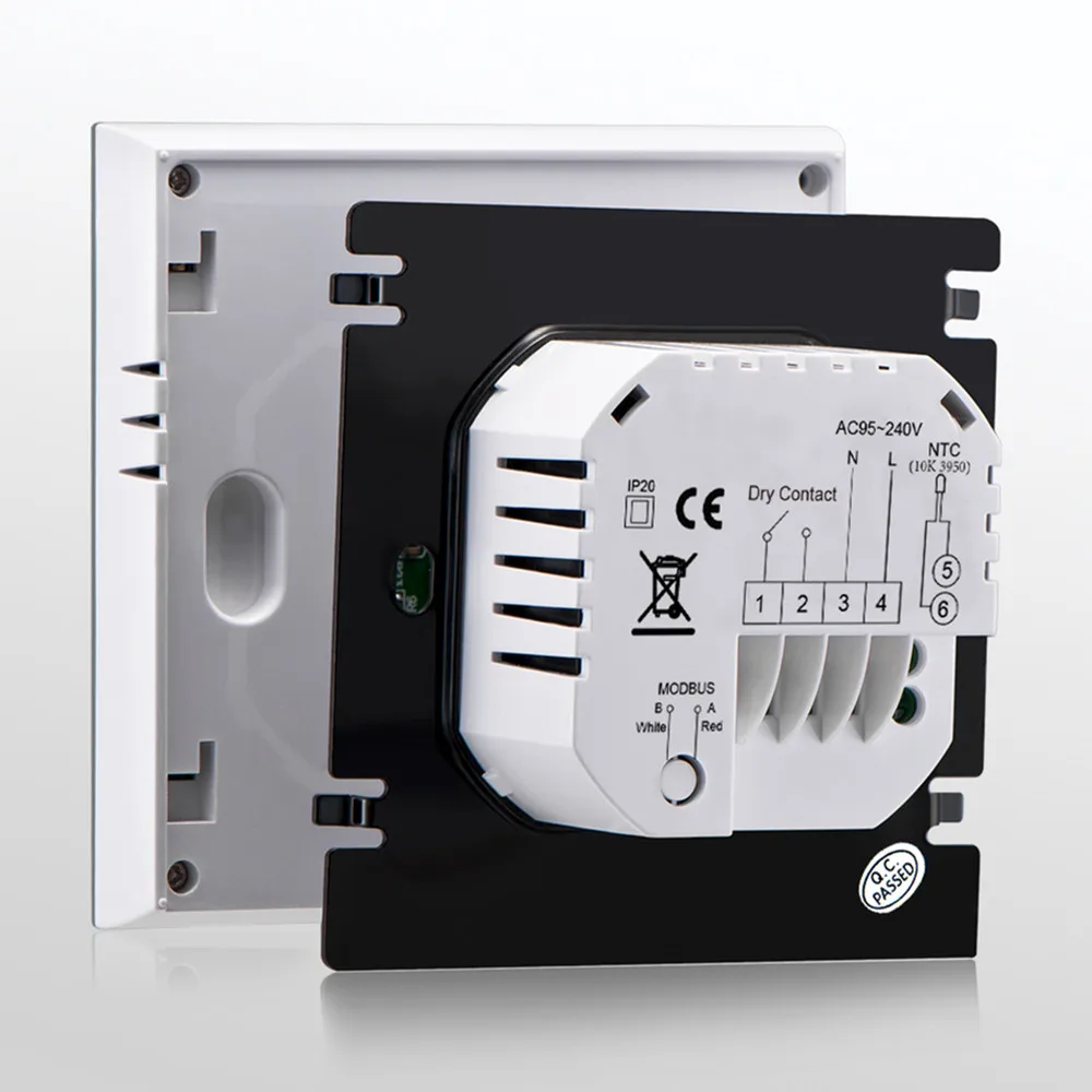 BECA 95~240VAC Data Memory LCD 5+2 six periods Programmable MODBUS RTU 3A Boiler Heating Room Thermostat | Бытовая техника