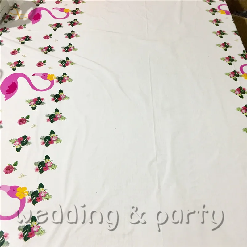 Праздничный набор 41 шт. тематика фламинго животные столовая посуда бумажные