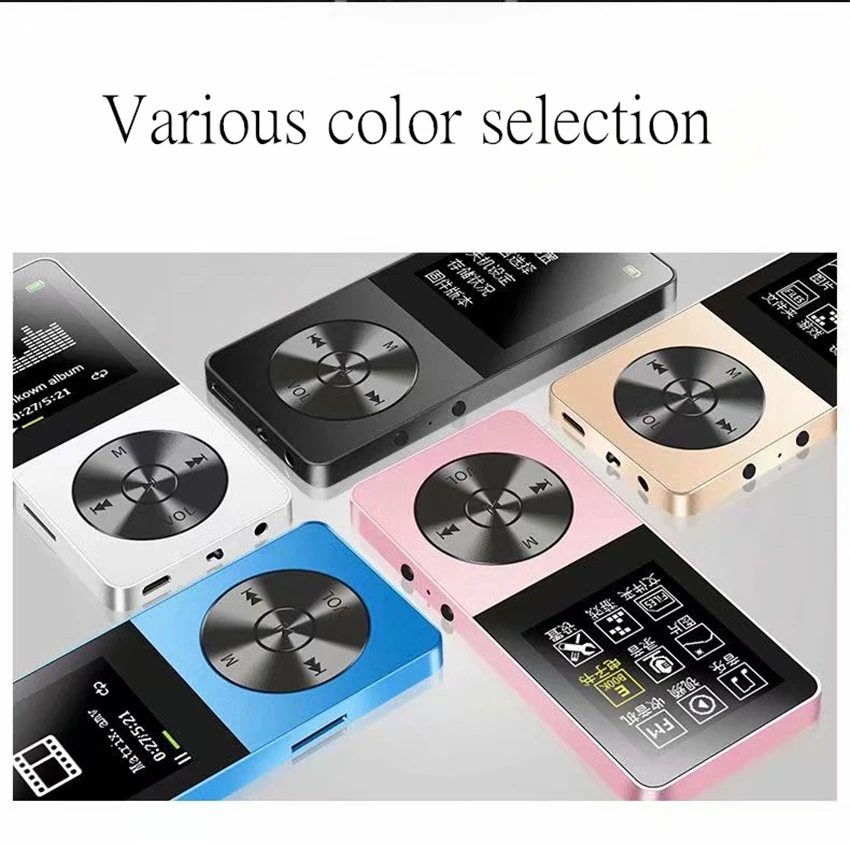 4 GB JS-09 мини спорт MP3 музыкальный плеер TFT экран запись HIFI плеер Поддержка TF карты электронная книга fm-радио Встроенный громкоговоритель