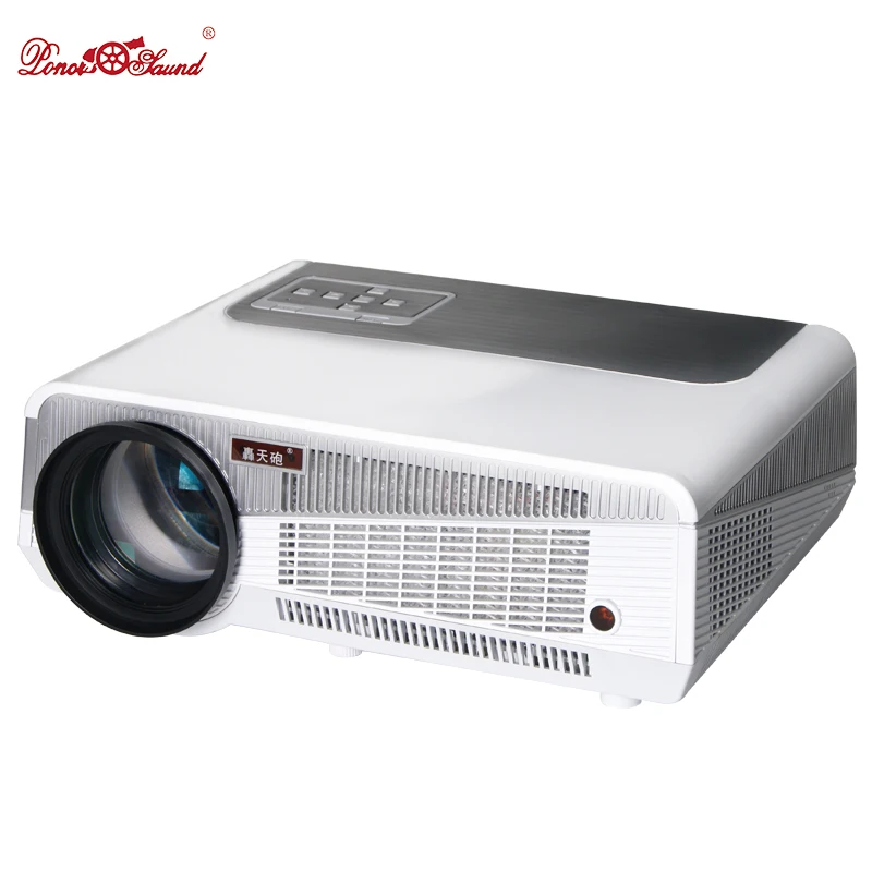 Poner Saund проектор бесплатный подарок 100 ''светодиодный экран Full HD ЖК дисплей