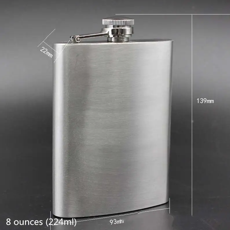 C88 8 ounces (224ml) CTREE 1 шт Портативные бутылки вина из нержавеющей стали на открытом воздухе путешествия воды напиток вакуумная колба 1 унция(28 мл)-18 унций(500 мл) C88 - Цвет: C88 8 ounces (224ml)