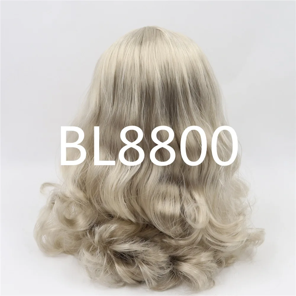 Blyth кукла ледяной парик rbl головы и domewavy волосы для DIY пользовательские куклы аксессуар