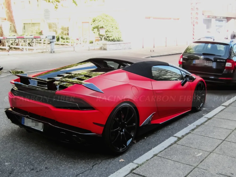 Huracan LP610/Mansory Стайлинг углеродного волокна задний спойлер GT Крыло для Lamborghini Lp610 4