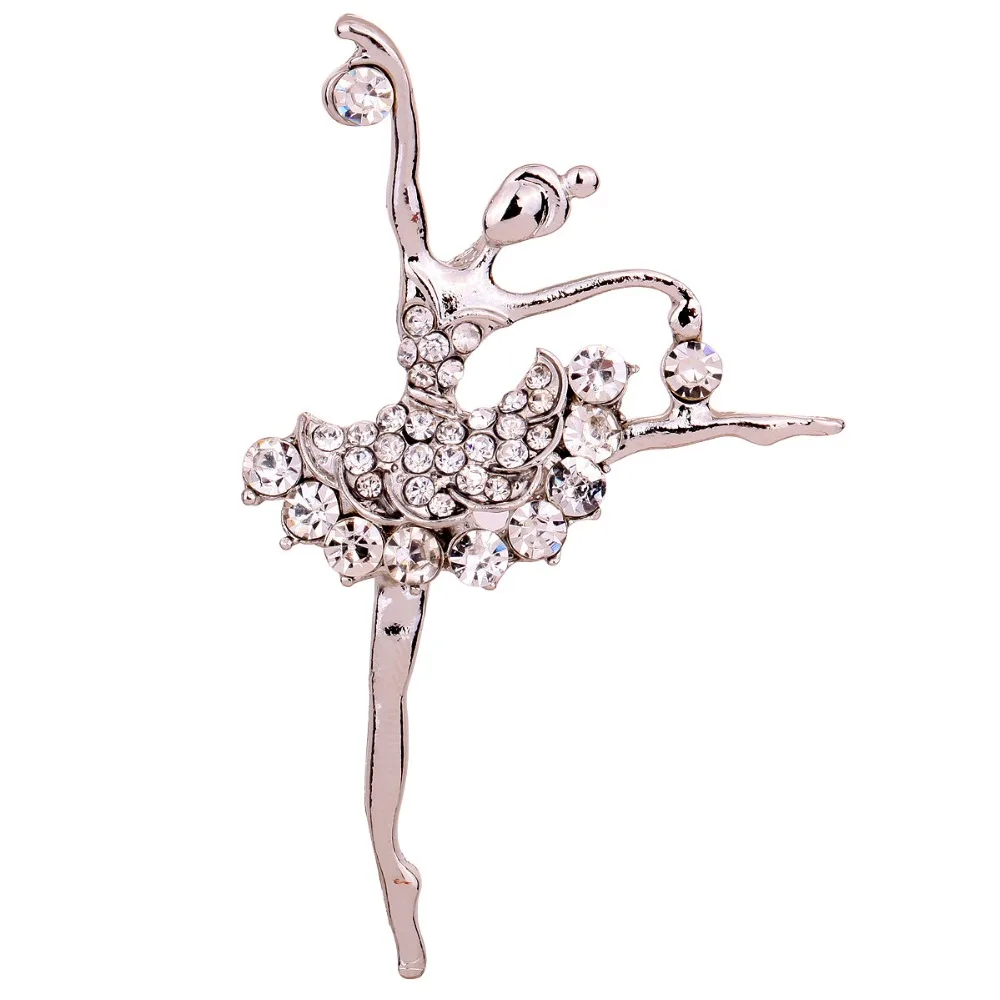 Балетная танцовщица балерины броши для женщин и девочек Cachecol булавка хиджаба