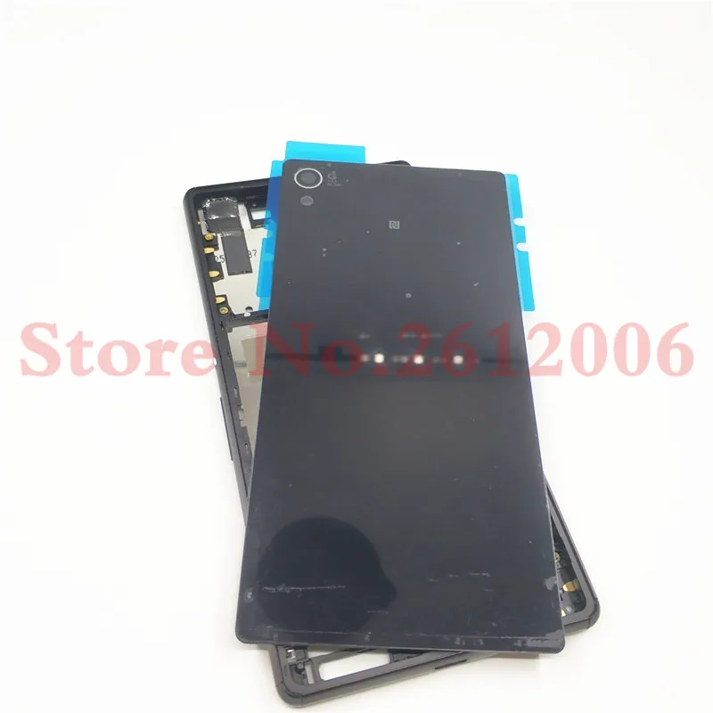 Полный Корпус ЖК-панель средняя рамка для sony Xperia Z4 Z3 Plus E6553 E6533 Крышка батарейного отсека Боковая кнопка с логотипом
