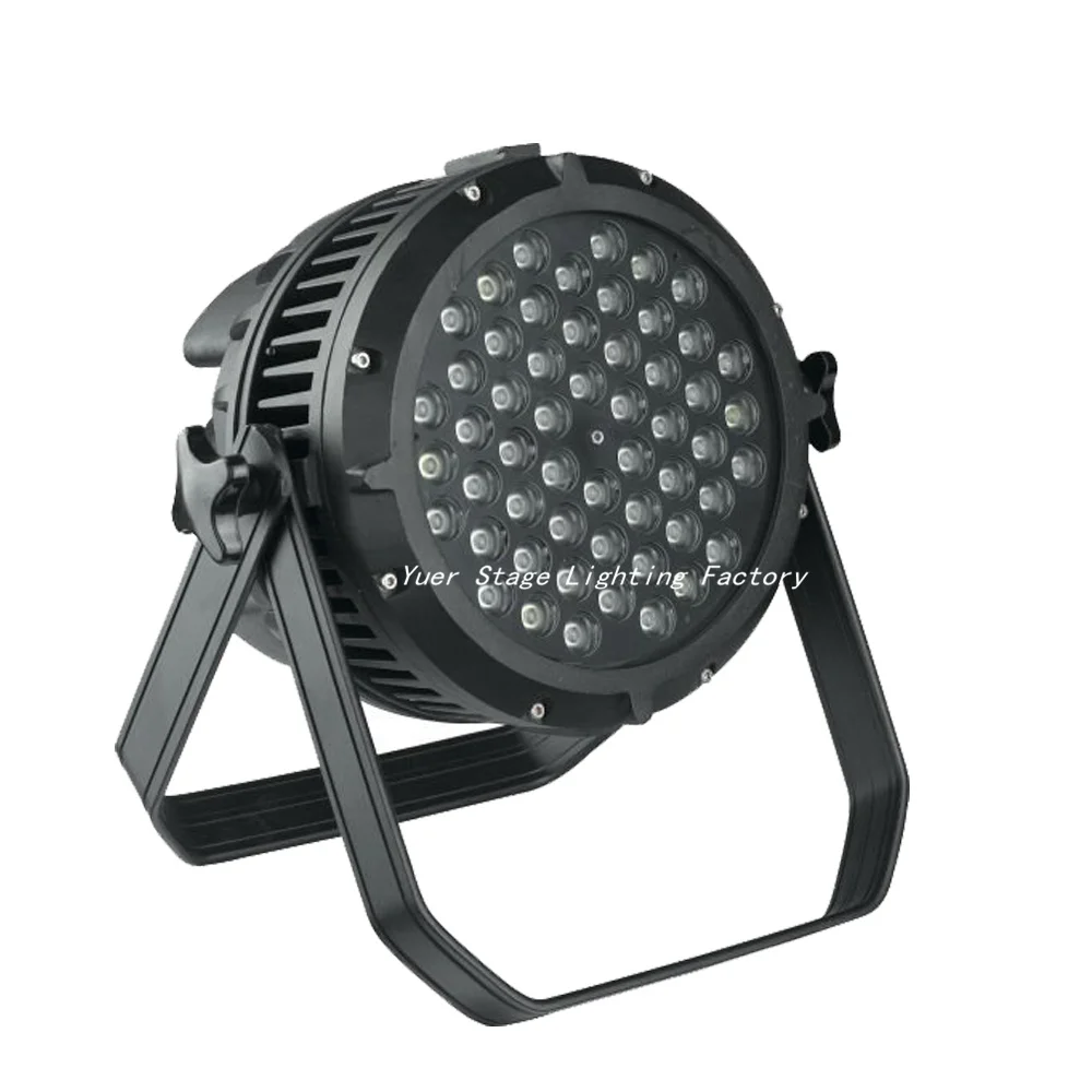 2 шт./лот RGB 3 в 1 54X3W светодиодный литой алюминий Par light DMX512 AC110-240V par светодиодное