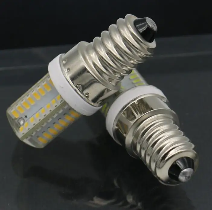 Hobbylan Высокая светящаяся E14 220В 64LED точечная лампа 3014 SMD без мерцания светодиодная