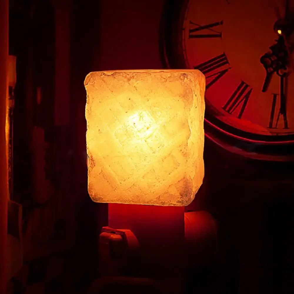 15 Вт британская вилка вращающийся кристаллический свет Гималайская соляная