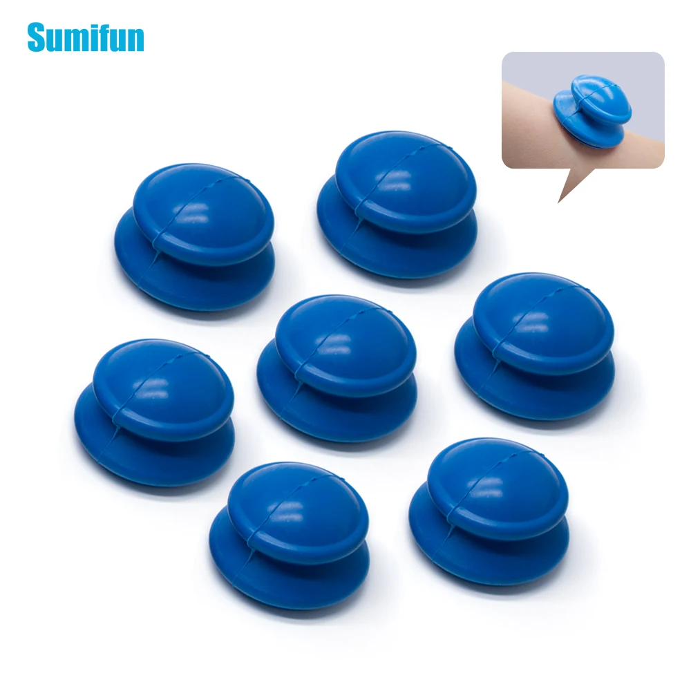 Sumifun 7 силиконовые чашки Медицинский вакуумный массаж купирования Кубки