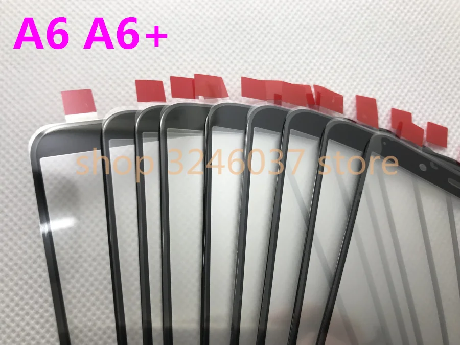Новая оригинальная замена для samsung Galaxy A6 A600 A600F A6+ plus A605 A605F lcd Передний сенсорный экран Внешний стеклянный объектив Ремонт