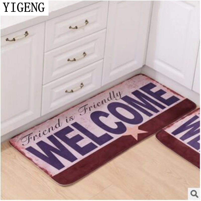 Ковер из пены с эффектом памяти коралловый бархат модный однотонный коврик для