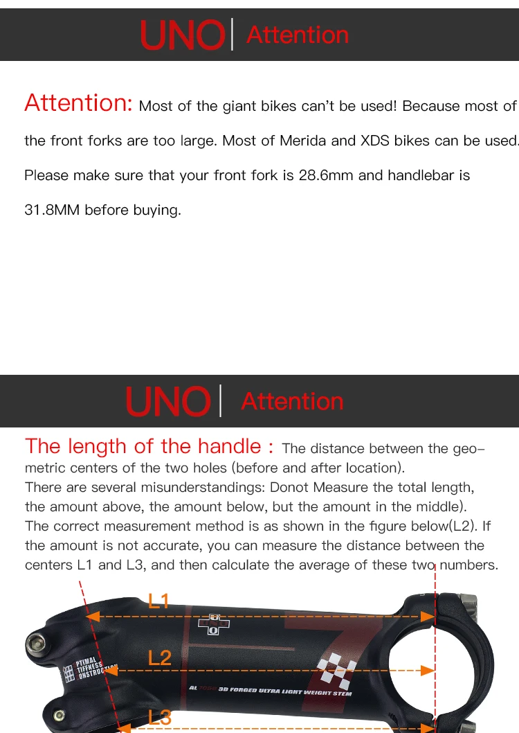 UNO 7050 рулевая колонка велосипеда MTB дорожный велосипед 31,8+/-17 градусов X80-130mm 7/17*70/80/90/100/110/120/130 мм велосипед Велоспорт Запчасти для велосипедов