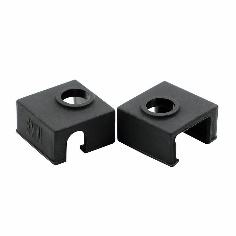 

Upgrade 2pcs Quality Silicone Hot End Sock Cover Heater Block for Creality CR-10 10S S4 S5 Ender 2/3/4/5 Pro 3D Printer Supplies