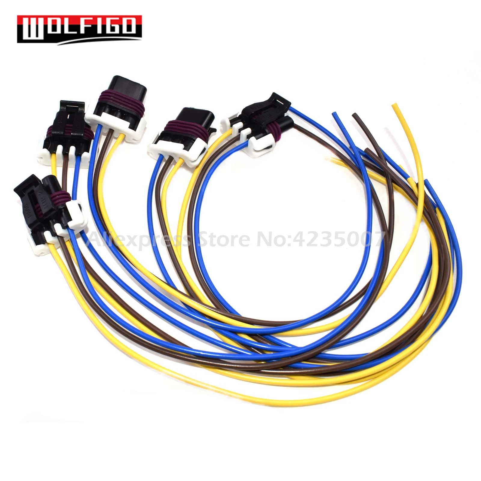 5PCS Pigtails WOLFIGO 96330547 коллектор абсолютного давления Карта датчик w/or w/o разъем косички жгут для Chevrolet Aveo Aveo5 Daewoo Kalos - Цвет: 5PCS Pigtails