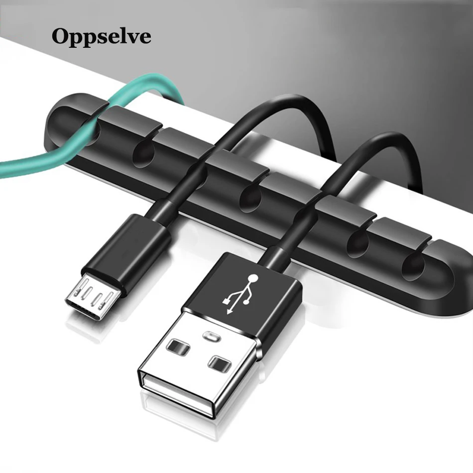 Oppselve Кабельный органайзер, usb-кабель, держатель для мыши, наушников, наушников, зарядное устройство, шнур, протектор, устройство для сматывания кабеля, зажимы для управления