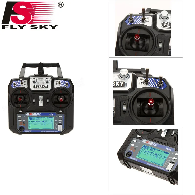 Flysky FS i6 с Φ приемником 2 4G 6ch контроллер транзита для радиоуправляемого вертолета