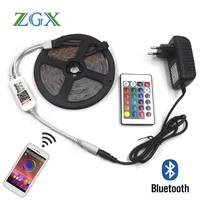 bluetooth controller 2835 3528 rgb led strip light decor tira tape lamp neon light phone app waterproof diode ribbon 12v adapter