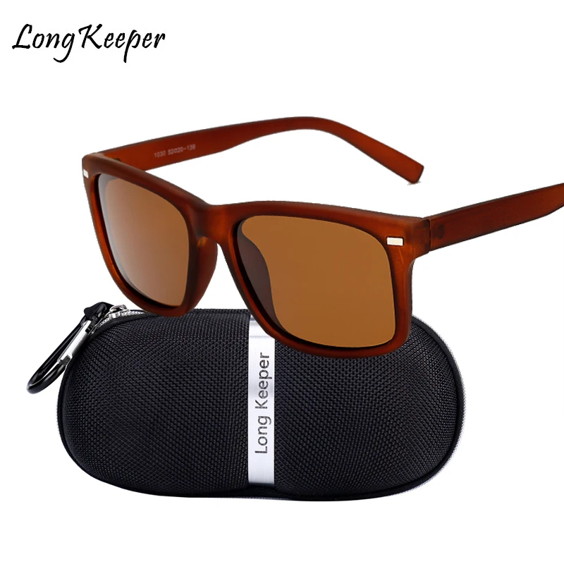 Длинные Классические Коричневые черные поляризованные солнцезащитные очки для