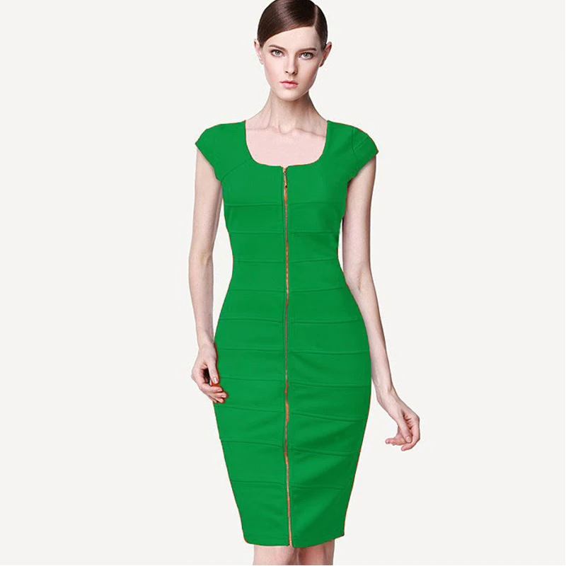 Женское Деловое платье карандаш AAMIKAST элегантное винтажное облегающее Платье До
